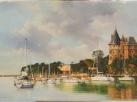Port de Pornic DESCHAMPS  Jean-Claude L22 H14