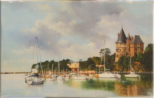 Port de Pornic DESCHAMPS  Jean-Claude L22 H14