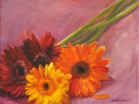 Bouquet gerbéras GRENIER  L50 H40