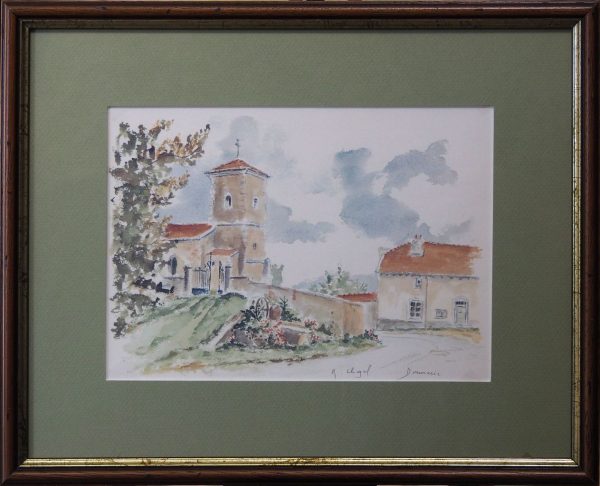 Dommaric encadré CHAZAL Robert L35 H28