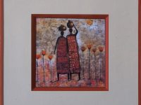 Encadrement africaine anonyme  L27 H27