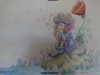 Canson fée coquelicot CZACOW Guillaume L35 H27