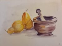 Poires et pilon anonyme  L32 H24