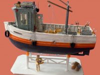 Maquette Bateau CIAVATTA L24 l18 H18 (support compris)