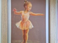 Petite danseuse pastel MORY Christiane L21 H16